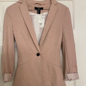 H&M Light Pink Blazer NWT Size 2
